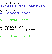 Mansion Adventure